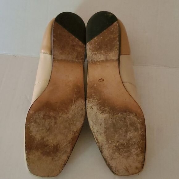 Flats Loafers Slip On Shoes Enzo Angiolini Leather Cream Tan Women's WOMAN'S 7M - Picture 14 of 15